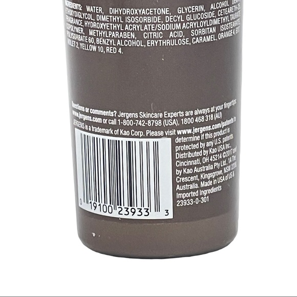 Jergens Natural Glow Instant Ultra Deep Tahiti Tan Sunless Tanning Mousse 6 oz - Picture 5 of 5